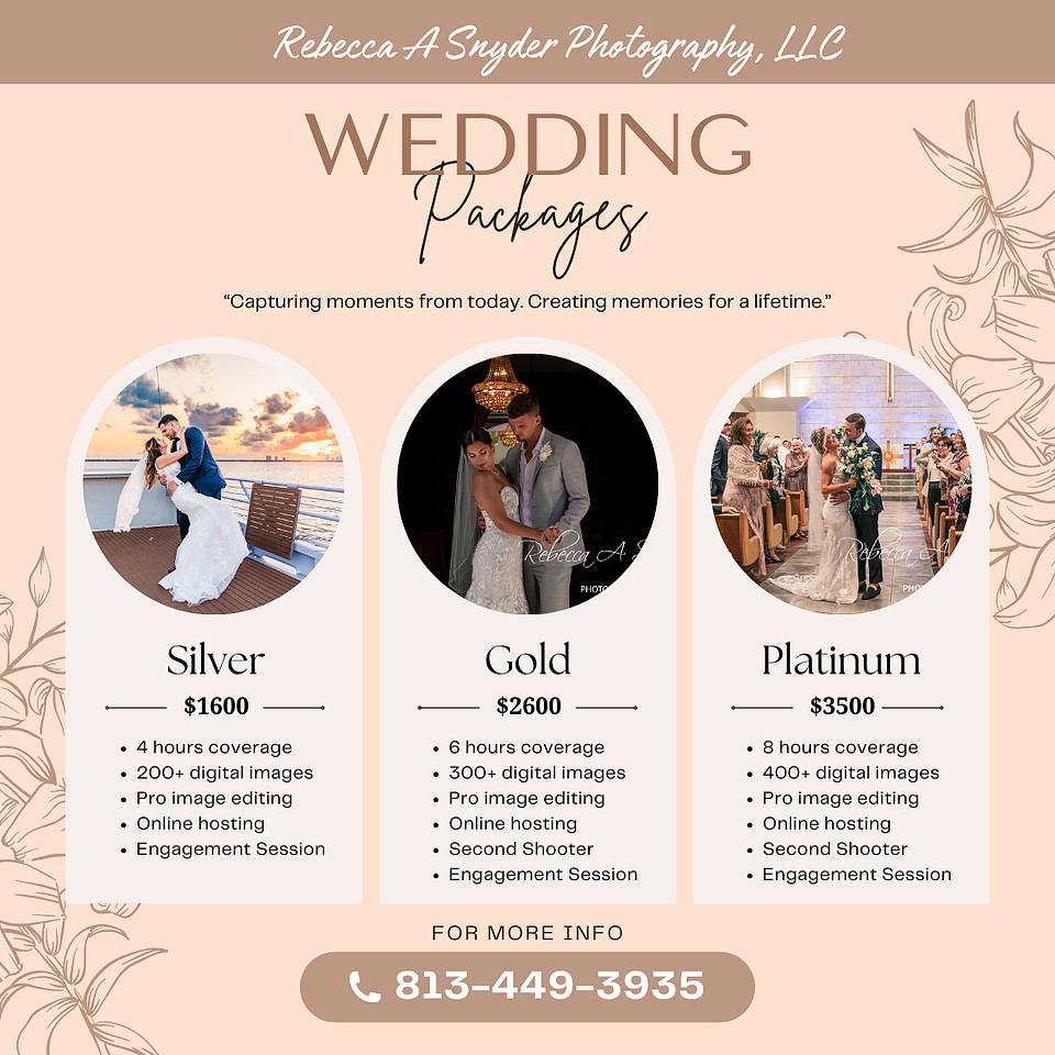 Pink Wedding Price List Instagram Post